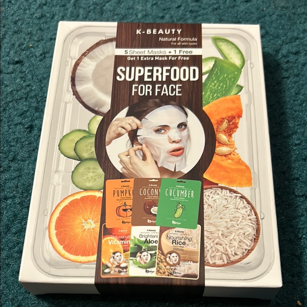 K-Beauty Superfood Face Mask Set